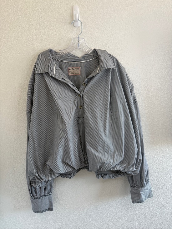 We The Free Tops - We The Free/Free People Newport Bubble Stripe Top